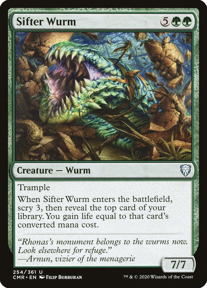 Sifter Wurm (254) [Commander Legends]