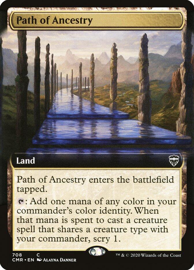 Path of Ancestry (Extended Art) (708) [Commander Legends] [Extended Art]