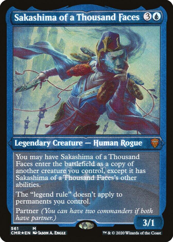Sakashima of a Thousand Faces (Foil Etched) (561) [Commander Legends] [Etched]
