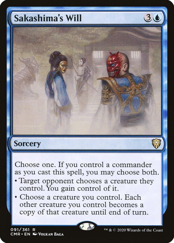 Sakashima's Will (91) [Commander Legends]