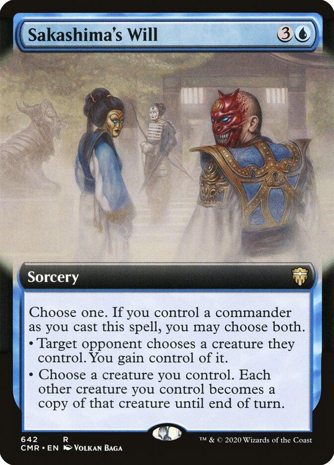Sakashima's Will (Extended Art) (642) [Commander Legends] [Extended Art]
