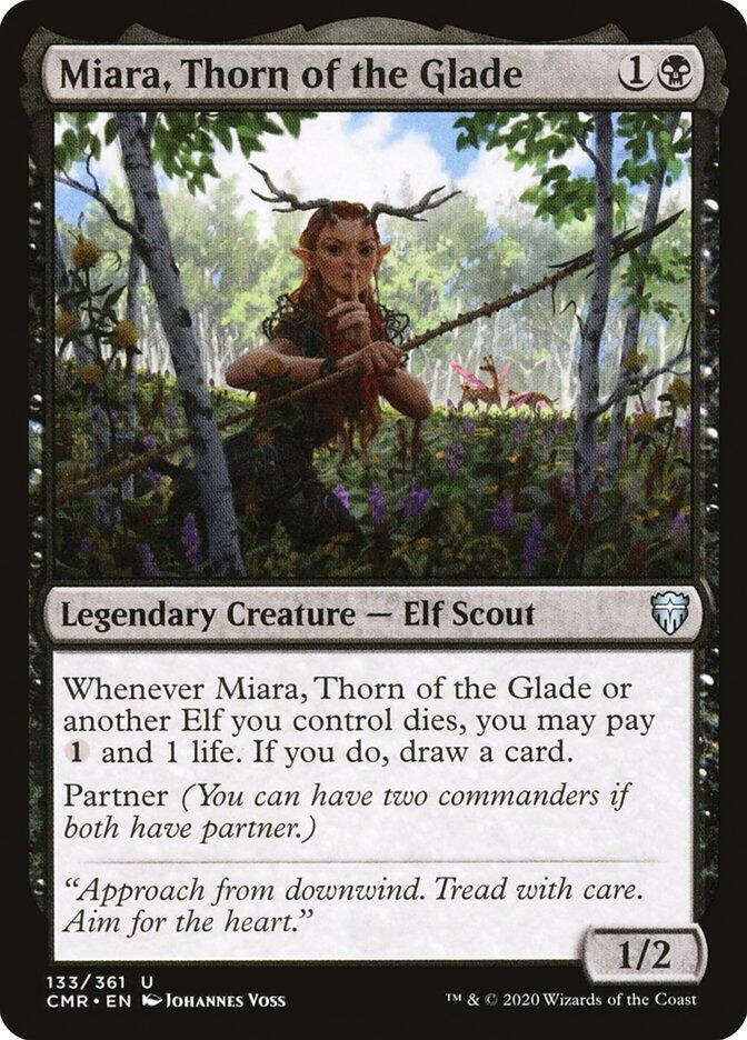 Miara, Thorn of the Glade (133) [Commander Legends]