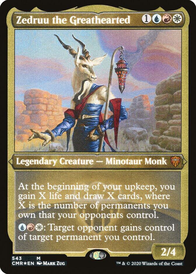 Zedruu the Greathearted (Foil Etched) (543) [Commander Legends] [Etched]