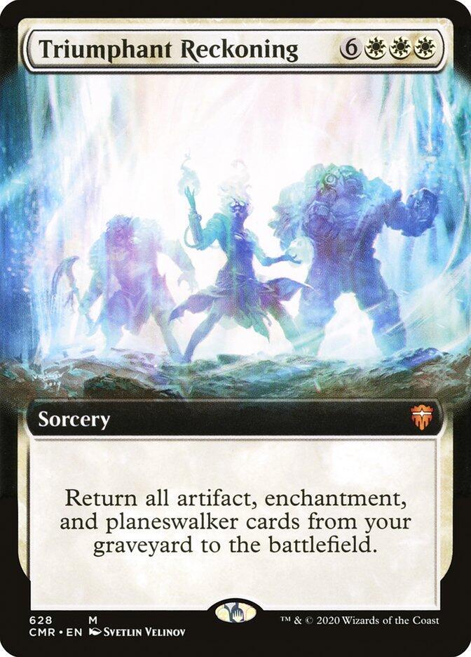 Triumphant Reckoning (Extended Art) (628) [Commander Legends] [Extended Art]
