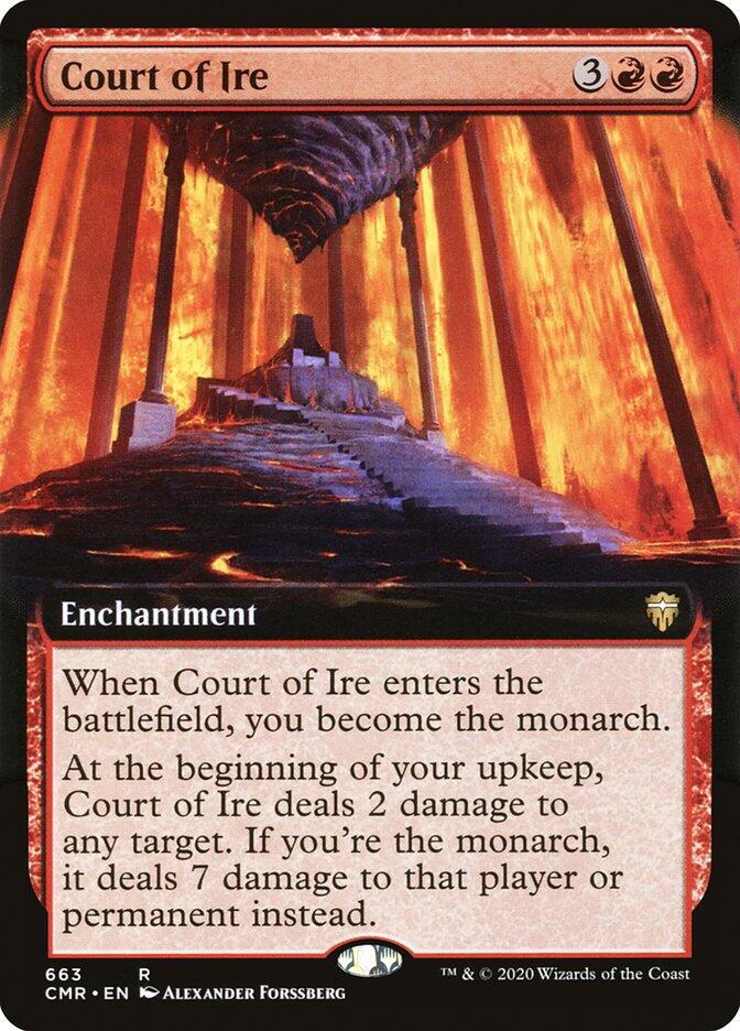 Court of Ire (Extended Art) (663) [Commander Legends] [Extended Art]