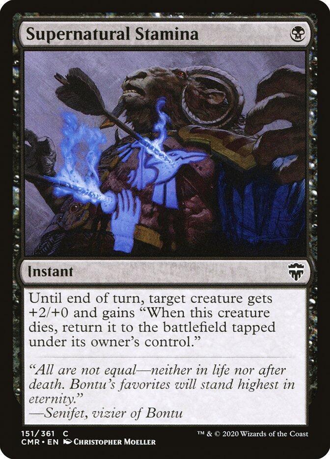 Supernatural Stamina (151) [Commander Legends]