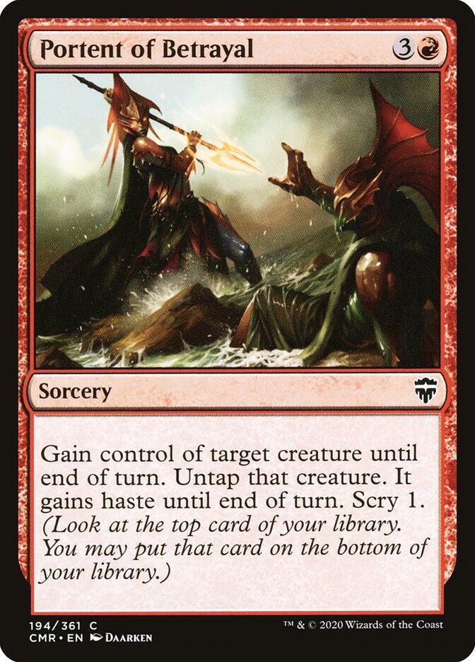 Portent of Betrayal (194) [Commander Legends]