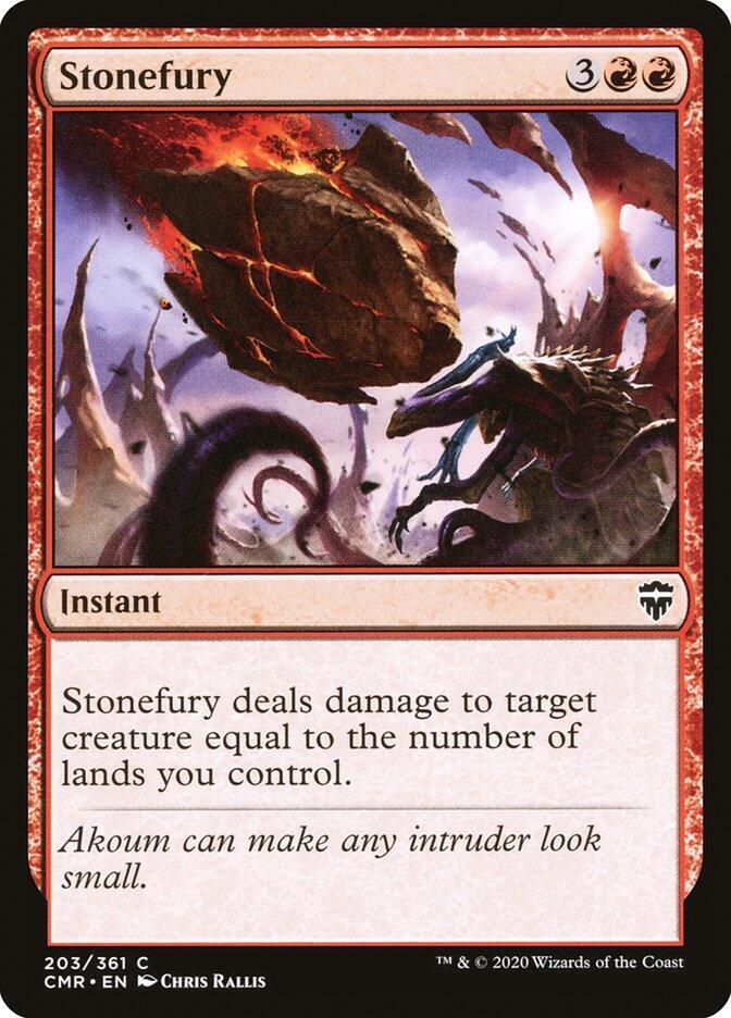 Stonefury (203) [Commander Legends]
