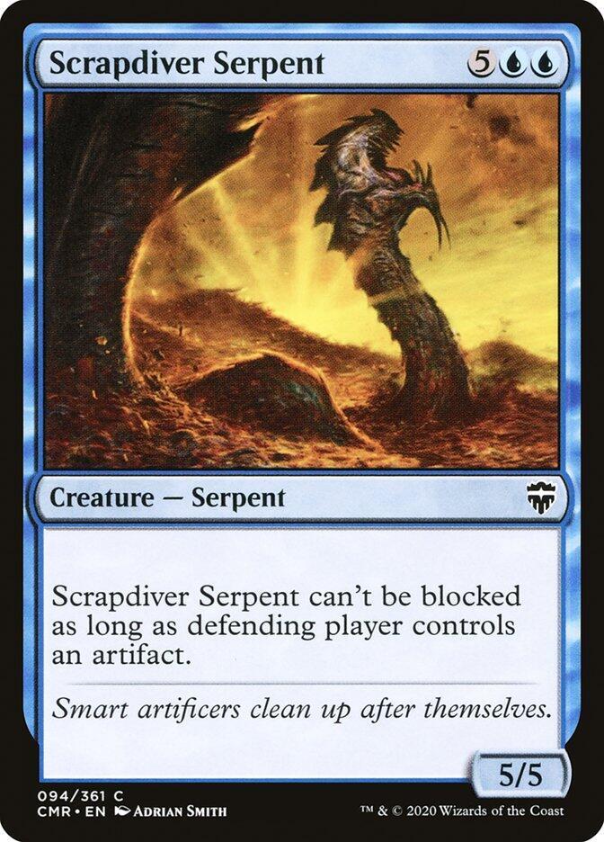 Scrapdiver Serpent (94) [Commander Legends]