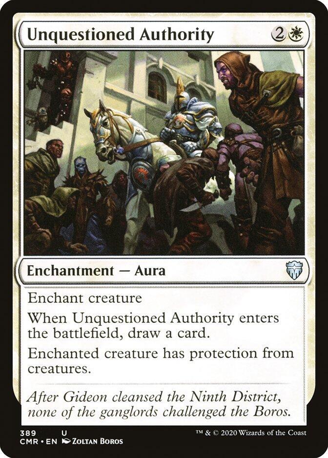 Unquestioned Authority (389) [Commander Legends]