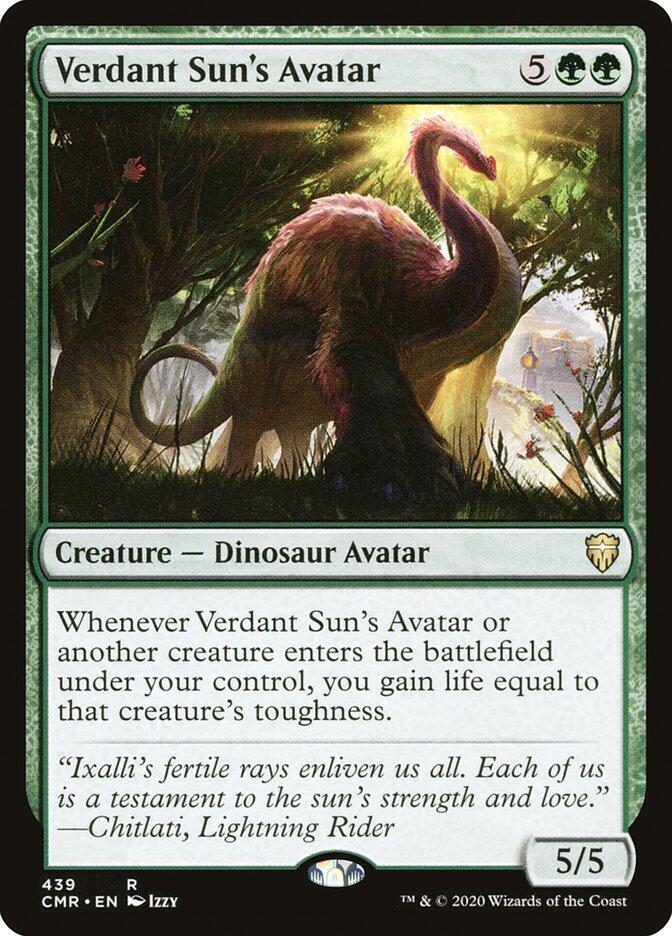 Verdant Sun's Avatar (439) [Commander Legends]