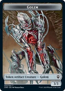 Golem Token (9) [Commander Legends]