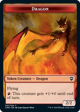 Dragon // Golem Double-Sided Token (7 // 9) [Commander Legends]