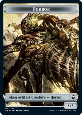 Horror // The Monarch Double-Sided Token (10 // 14) [Commander Legends]