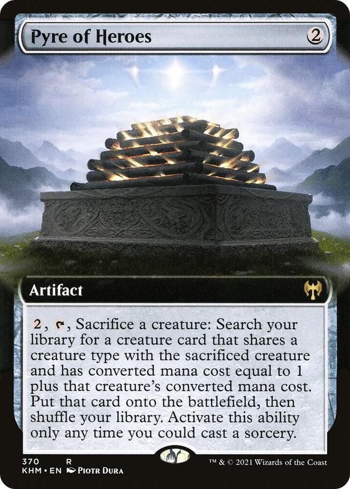 Pyre of Heroes (Extended Art) (370) [Kaldheim] [Extended Art]