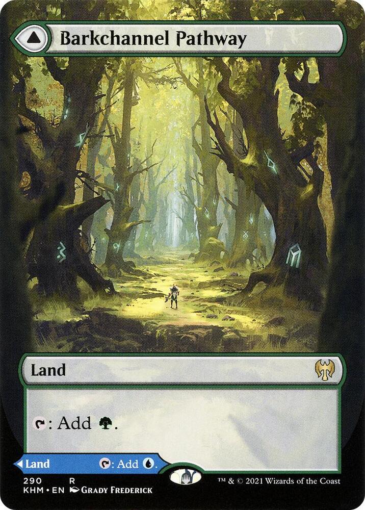 Barkchannel Pathway (Borderless) (290) [Kaldheim] [Borderless]