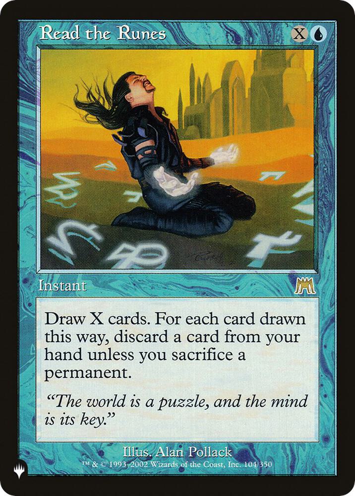Read the Runes (104/350) [The List]
