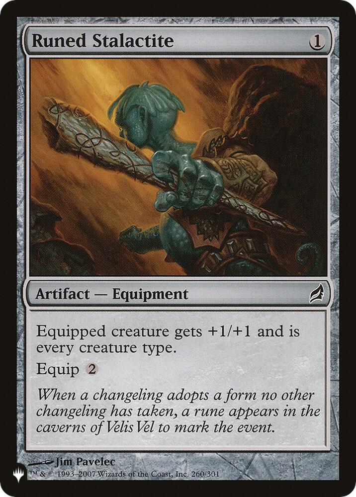 Runed Stalactite (260/301) [The List]