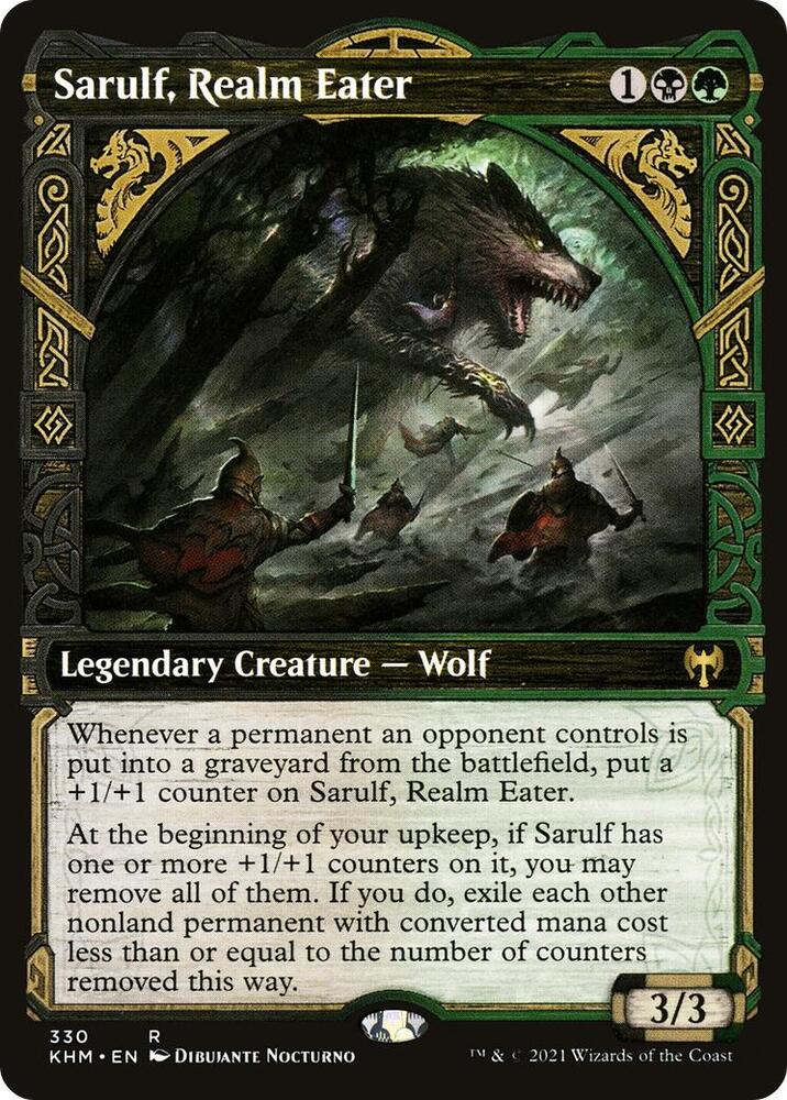 Sarulf, Realm Eater (Showcase) (330) [Kaldheim] [Showcase]
