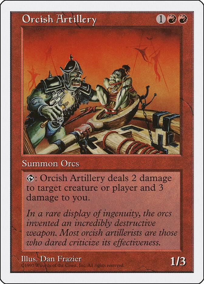 Orcish Artillery (253) [Fifth Edition]