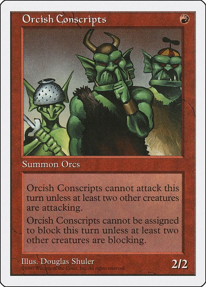 Orcish Conscripts (255) [Fifth Edition]