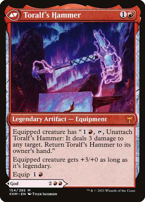 Toralf, God of Fury (154) [Kaldheim] Reverse
