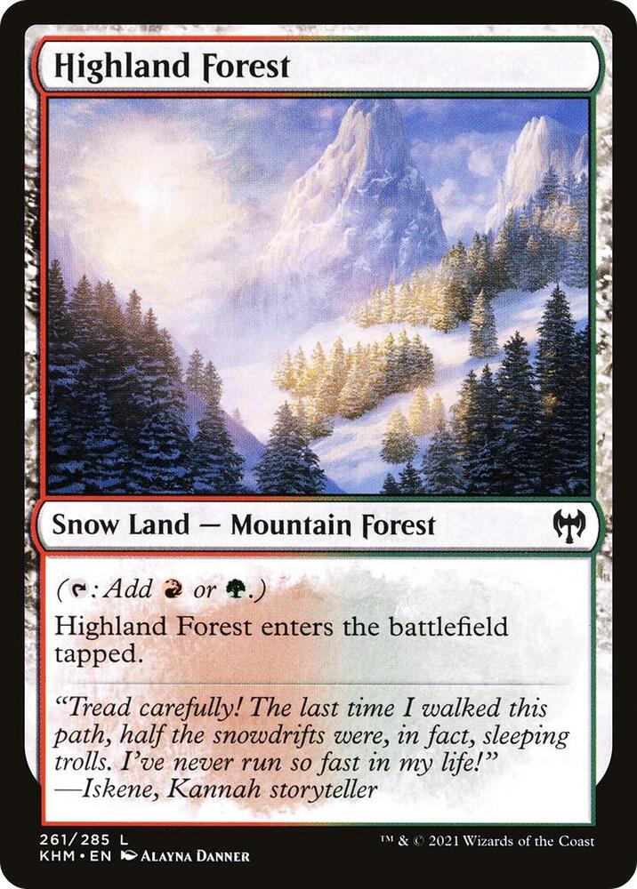 Highland Forest (261) [Kaldheim]
