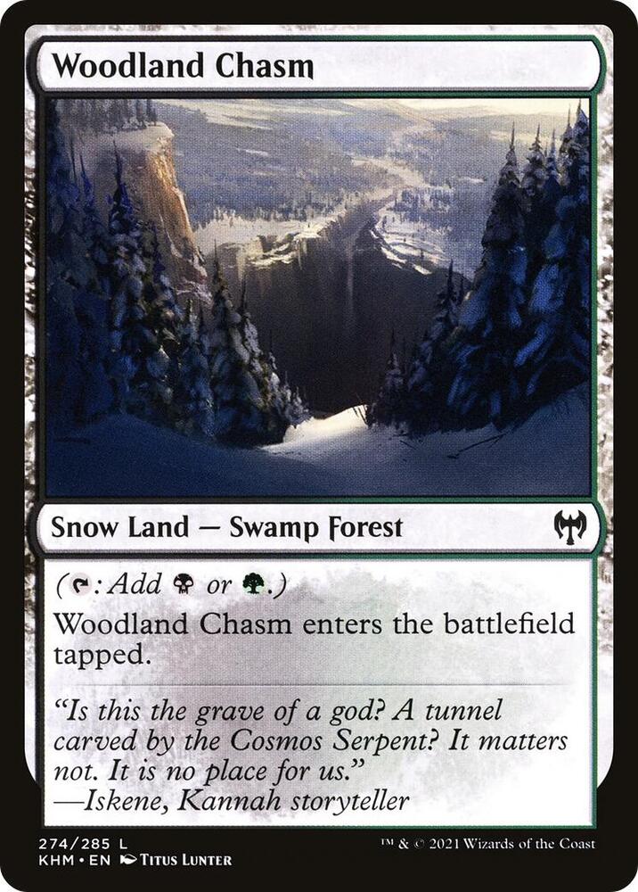 Woodland Chasm (274) [Kaldheim]