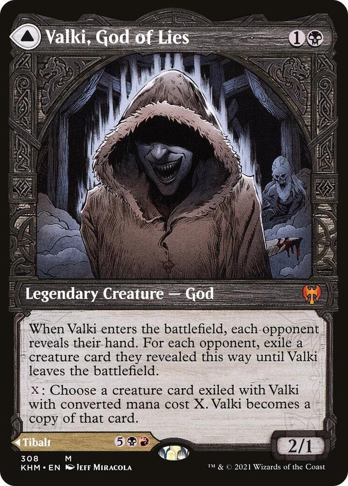 Valki, God of Lies (Showcase) (308) [Kaldheim] [Showcase]