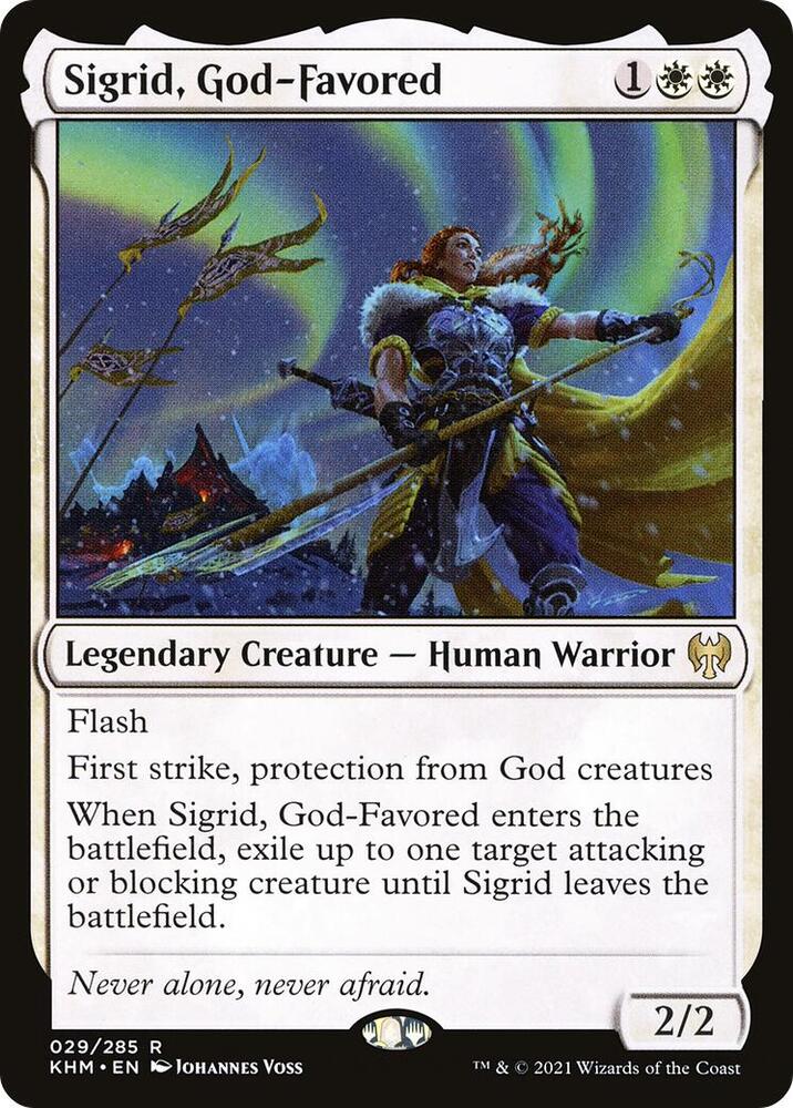 Sigrid, God-Favored (29) [Kaldheim]