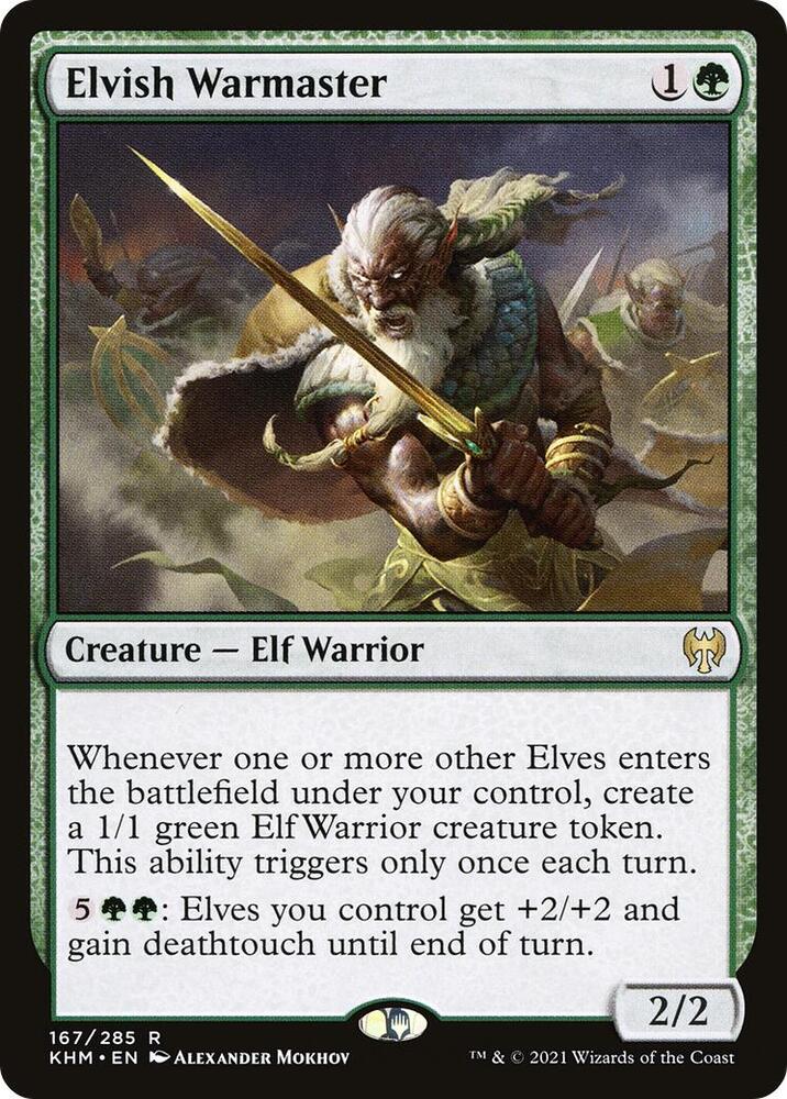 Elvish Warmaster (167) [Kaldheim]