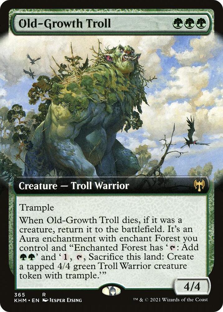 Old-Growth Troll (Extended Art) (365) [Kaldheim] [Extended Art]