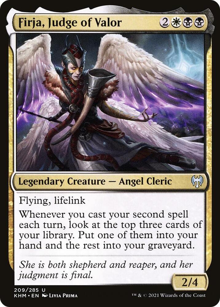 Firja, Judge of Valor (209) [Kaldheim]