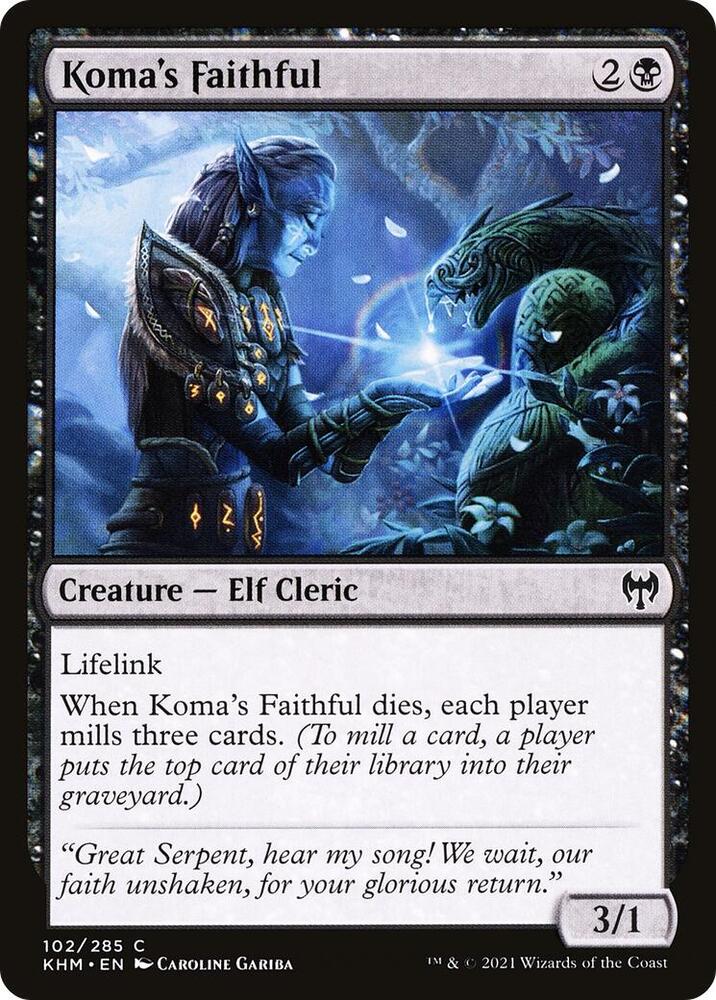 Koma's Faithful (102) [Kaldheim]
