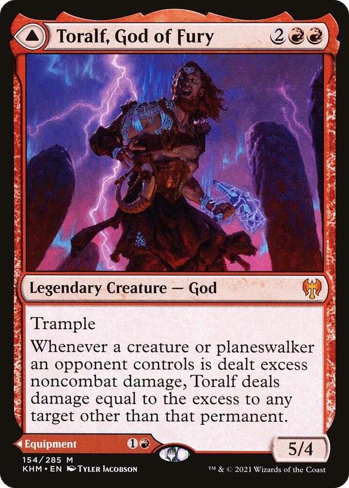 Toralf, God of Fury (154) [Kaldheim]