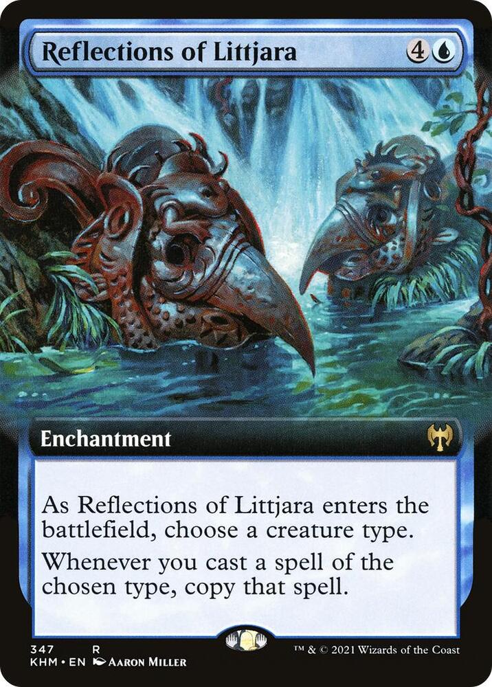 Reflections of Littjara (Extended Art) (347) [Kaldheim] [Extended Art]