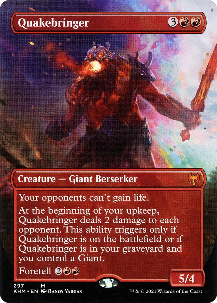 Quakebringer (Borderless) (297) [Kaldheim] [Borderless]