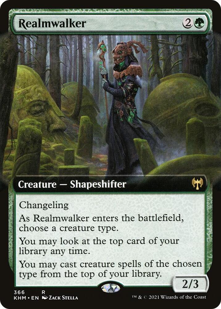 Realmwalker (Extended Art) (366) [Kaldheim] [Extended Art]
