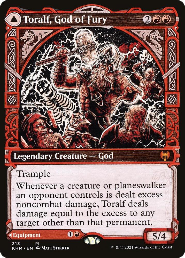 Toralf, God of Fury (Showcase) (313) [Kaldheim] [Showcase]