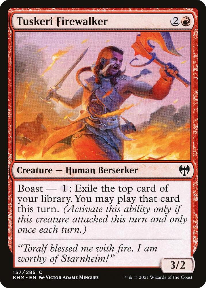 Tuskeri Firewalker (157) [Kaldheim]