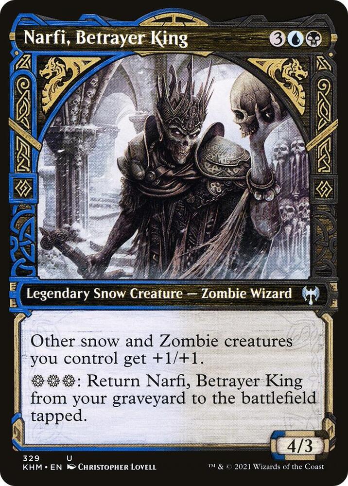Narfi, Betrayer King (Showcase) (329) [Kaldheim] [Showcase]