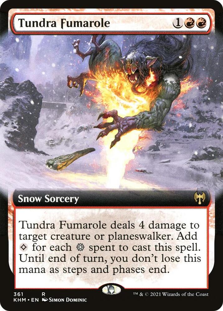 Tundra Fumarole (Extended Art) (361) [Kaldheim] [Extended Art]