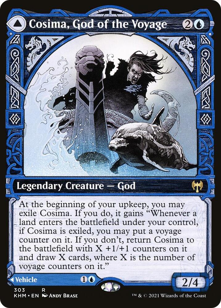 Cosima, God of the Voyage (Showcase) (303) [Kaldheim] [Showcase]