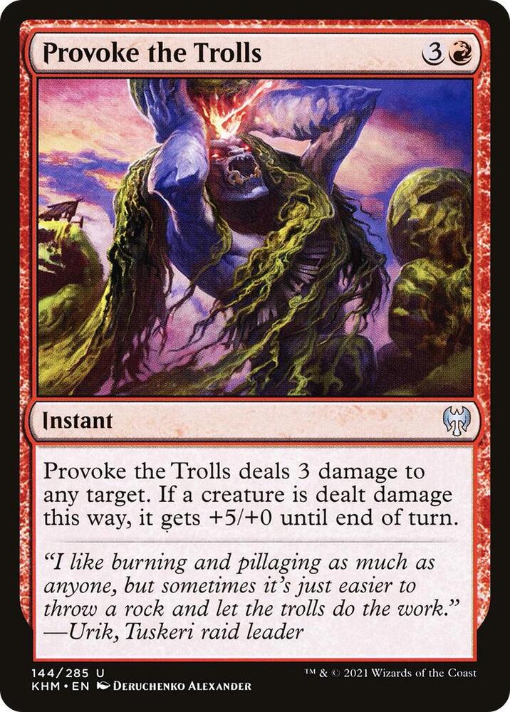 Provoke the Trolls (144) [Kaldheim]