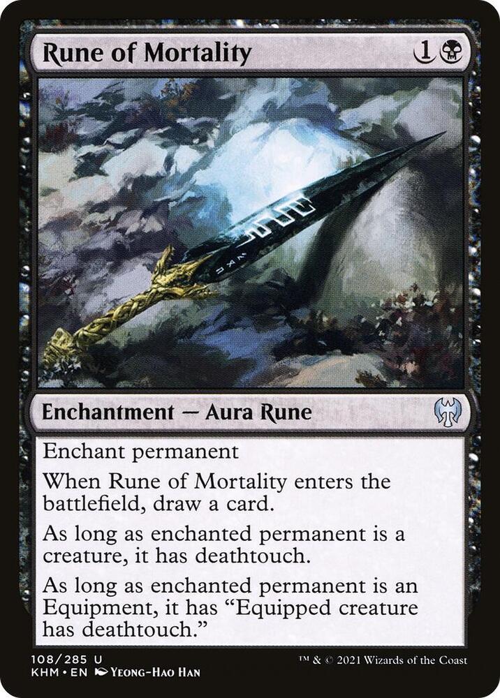 Rune of Mortality (108) [Kaldheim]