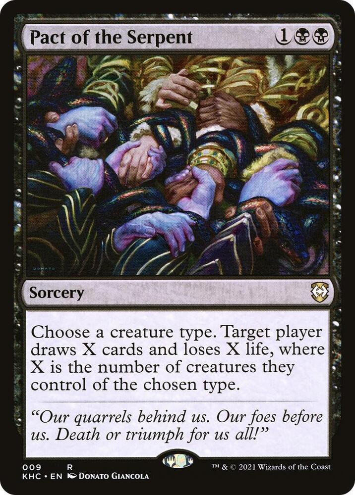 Pact of the Serpent (9) [Kaldheim Commander]