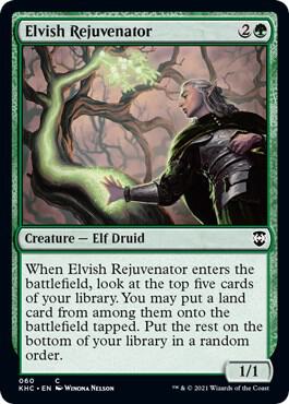 Elvish Rejuvenator (60) [Kaldheim Commander]