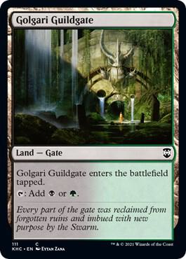 Golgari Guildgate (111) [Kaldheim Commander]
