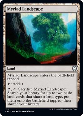 Myriad Landscape (115) [Kaldheim Commander]