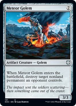 Meteor Golem (101) [Kaldheim Commander]